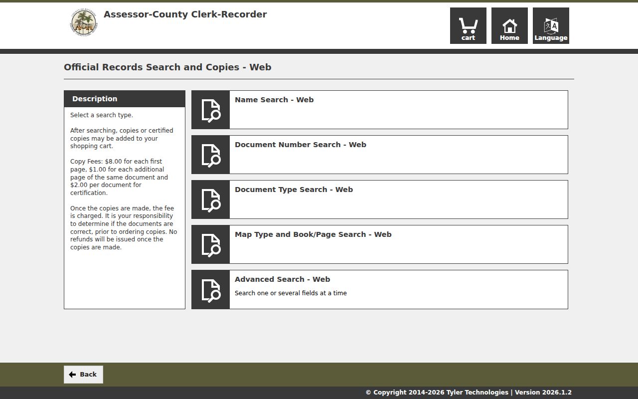 Perris previous residents recorder search modes